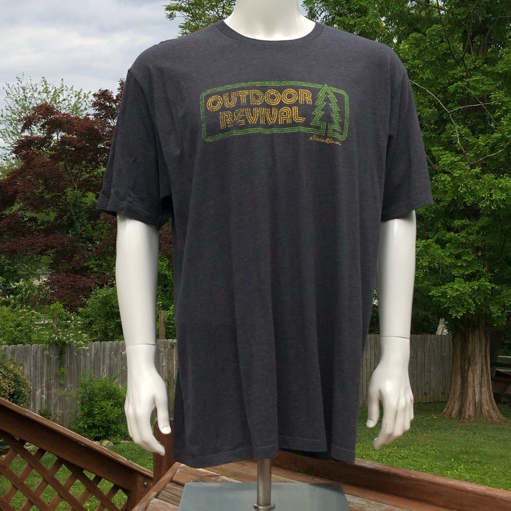 Eddie Bauer Charcoal Outdoor Revival Tee XLT